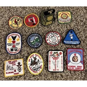 Vintage Boy Scouts Of America Patches 1960's-1's Mostly Wisconsin 12 Patches